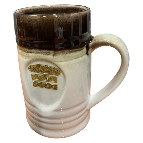 Vintage 1965 Muncie Rifle and Pistol Club Ceramic Winner Trophy Mug Ashtray Set - Picture 4 of 7